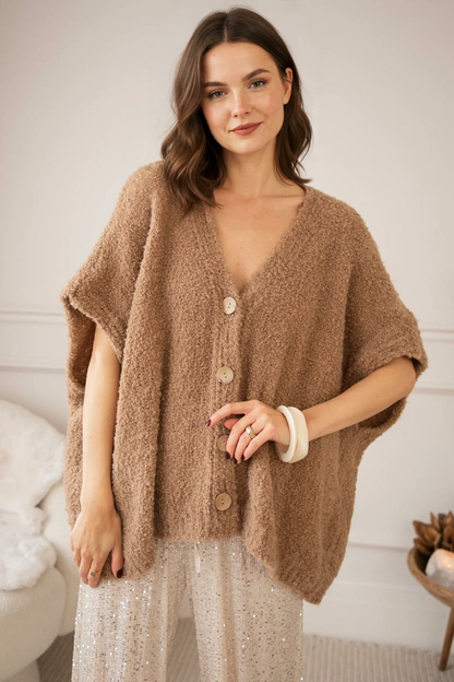 Warm Whisper Camel - Bezpiedurkņu toppa