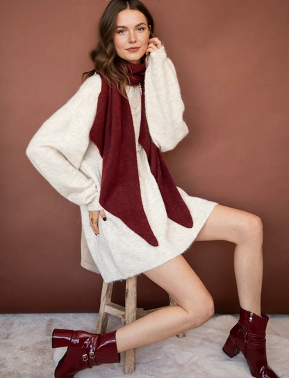 Glow With A Bow Beige - Džemperis/Džemperkleita